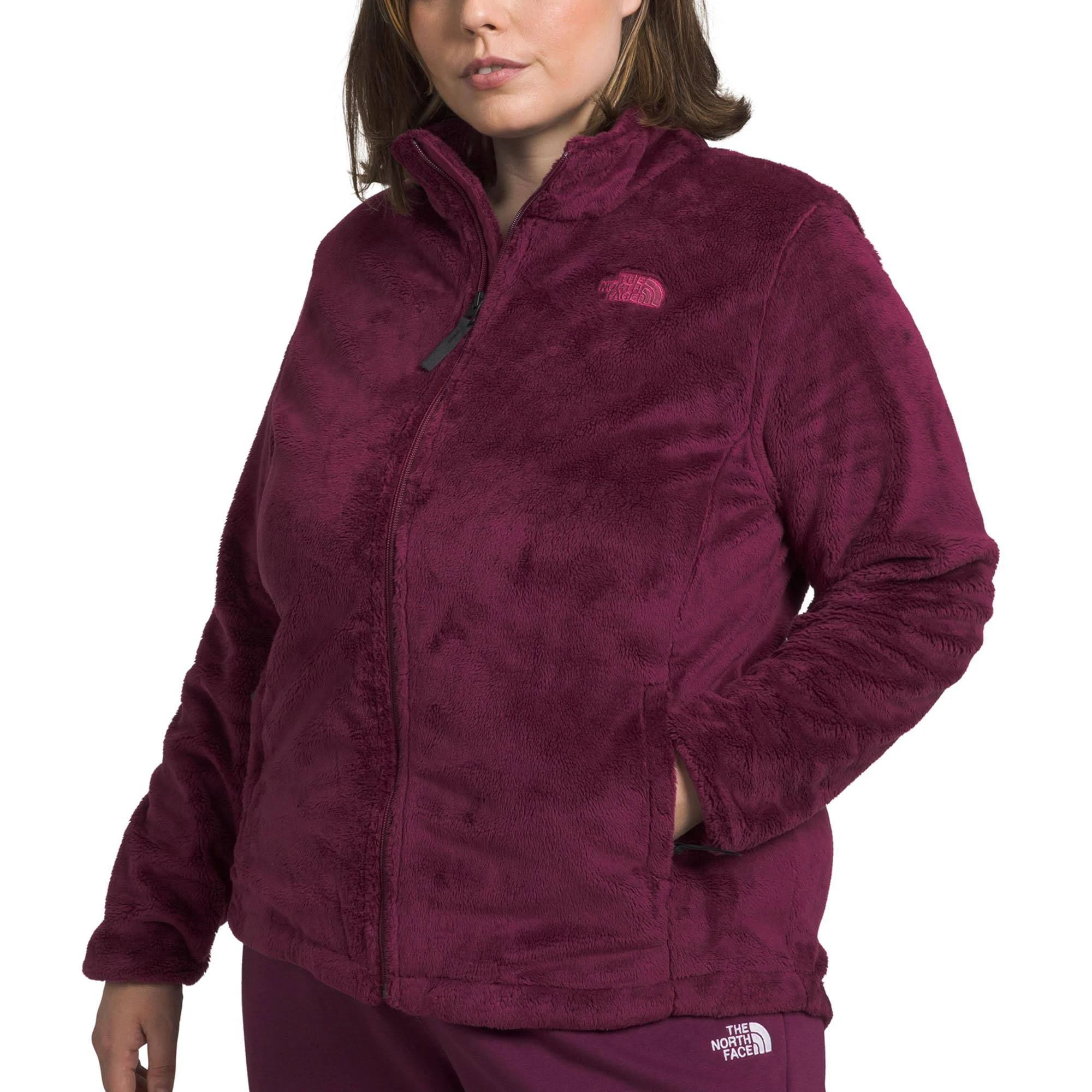 THE NORTH FACE Women's Osito Full Zip Fleece Jacket (Standard and Plus Size), Boysenberry, 3X (NF0A7UV7)