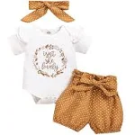 Aoswep Baby Girl Clothes Infant Newborn Girl Outfits Summer Clothes Romper Short