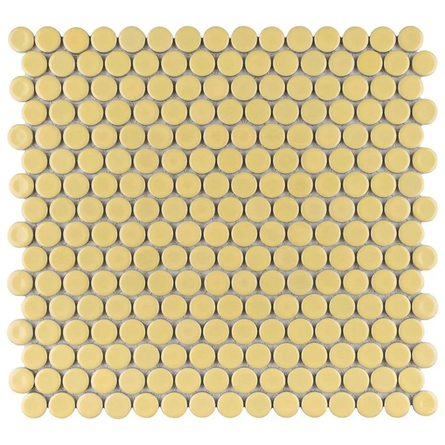 Affinity Tile Hudson Penny Round Mosaic Floor and Wall Tile FKOMPR06