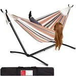 Best Choice Products Double Hammock with Steel Stand, Desert