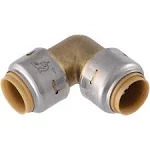 Max 1/2 In. Push-To-Connec<wbr/>t X FIP Brass 90-Degree Elbow Fitting