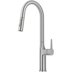 KRAUS Oletto Contemporary Pull-Down Single Handle Kitchen Faucet KPF-3104CH