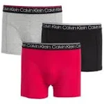 Calvin Klein Men's 3-Pack Assorted Logo Trunks - Empower - Size S