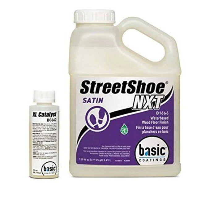 Basic Coatings STREETSHOE Waterbased Wood Floor Finish Satin 1 Gallon