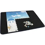 Becko Jigsaw Puzzle Board Portable Puzzle Mat for Puzzle Storage Puzzle Saver, Non-Slip Surface, Up to 1000 Pieces (Black)