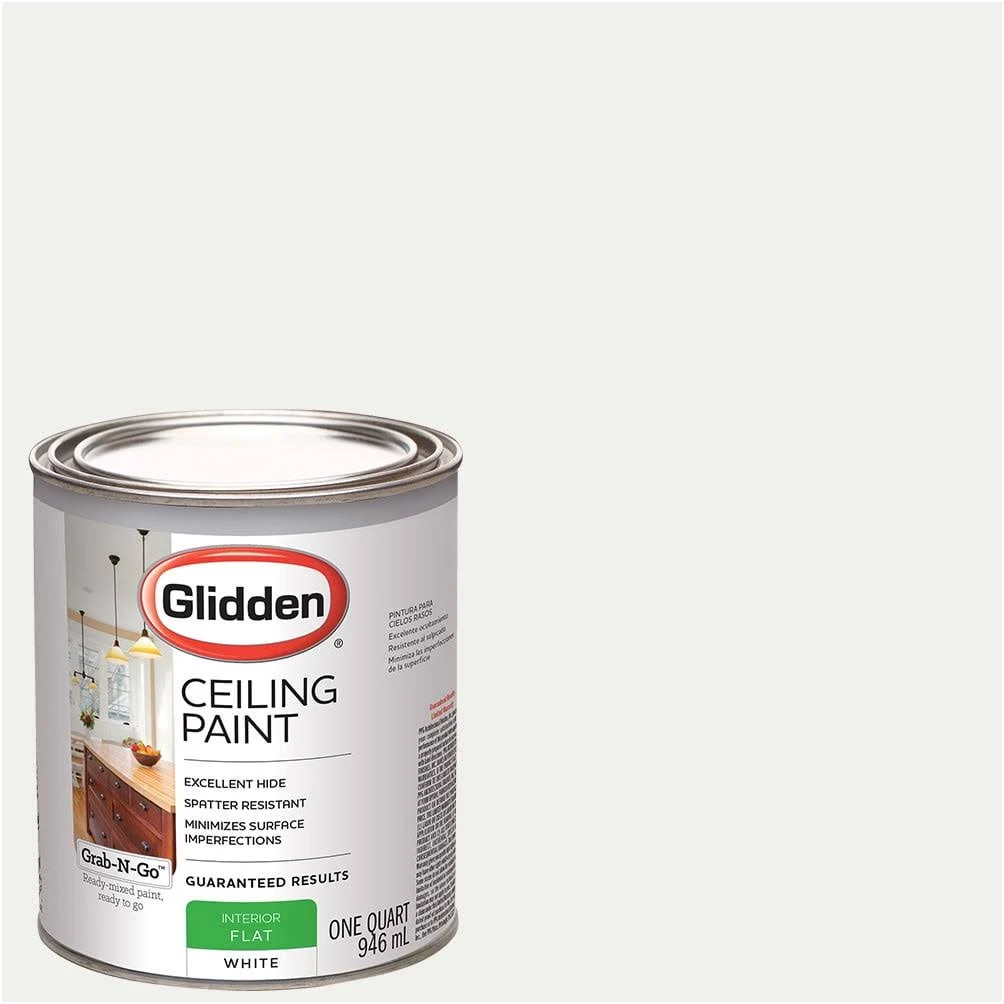 Glidden Grab-N-Go Flat White Interior Ceiling Paint