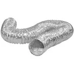 Everbilt 3 in. X 25 Ft. Flexible Aluminum Foil Duct, Silver