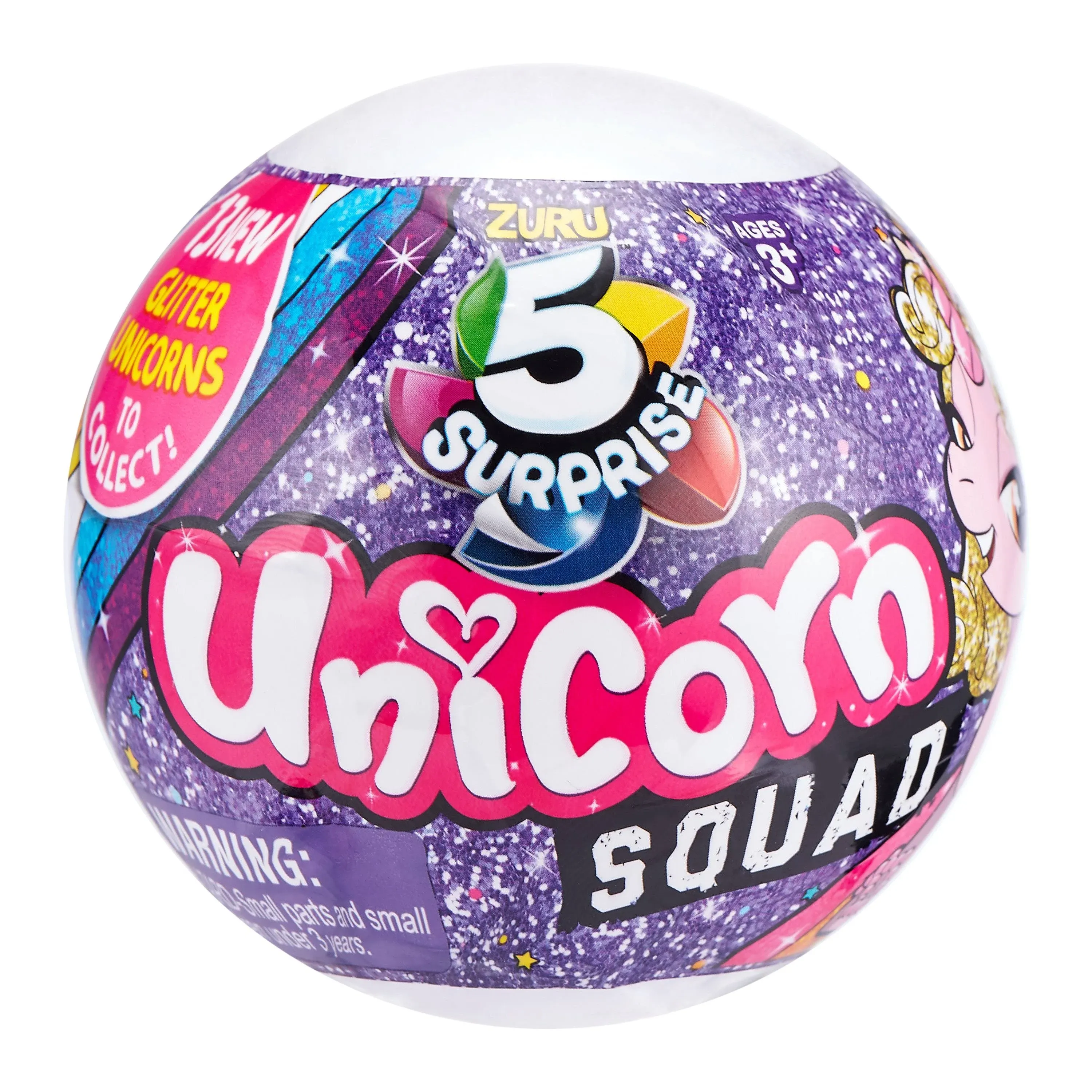 5 Surprise Unicorn Squad Series 2 Mystery Collectible Capsule