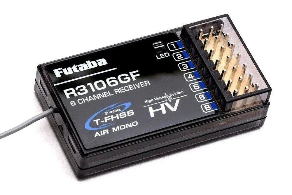 Futaba R3106GF 2.4GHz 6-Channel T-FHSS Mono Receiver