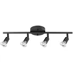 Globe Electric 59354 Payton 4-Light Track Lighting, Matte Black