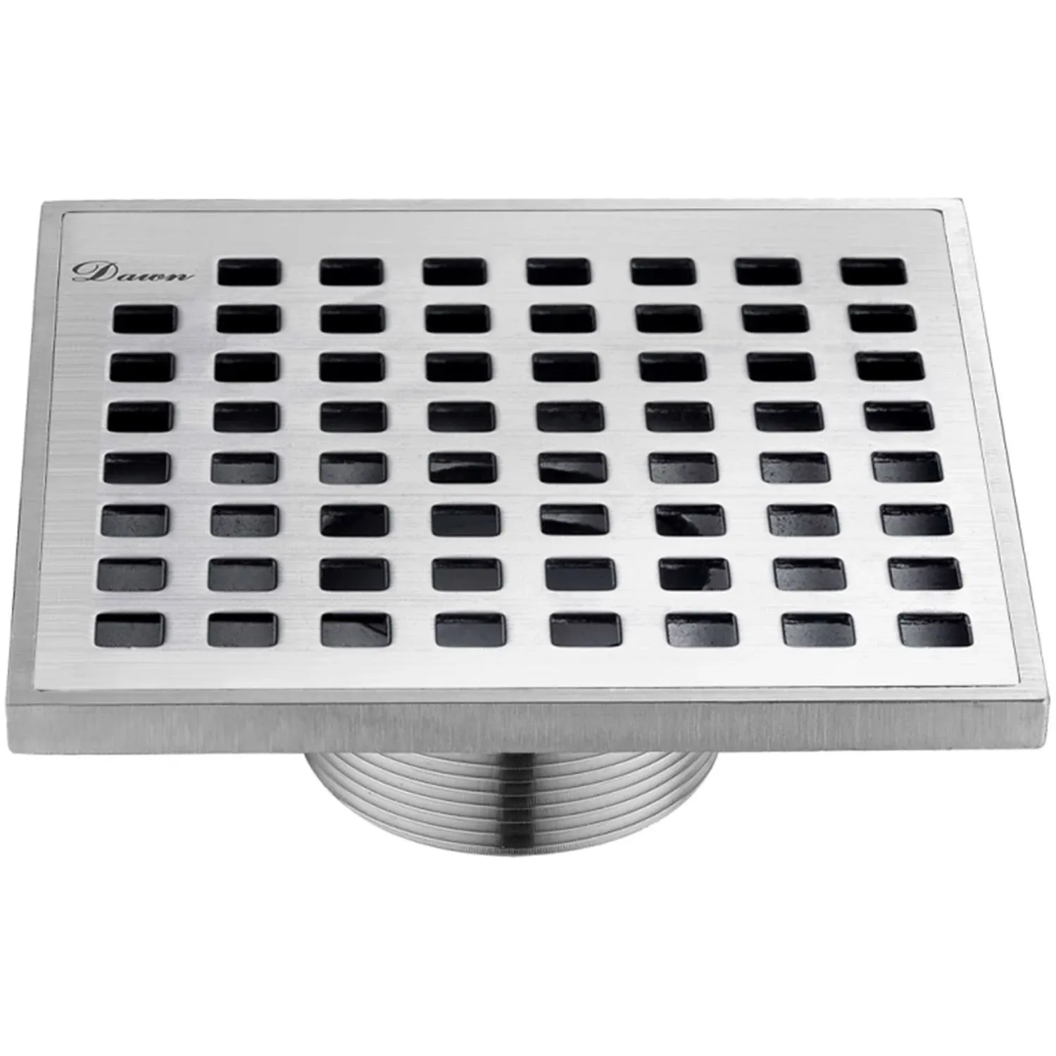 Dawn SBE050504 Brisbane River Series Square Shower Drain, 5-Inch