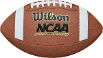 Wilson Junior NCAA Tackified Football, Brown/White, Junior