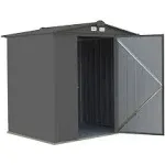 Arrow Sheds Low Gable Vents Storage Shed, Charcoal