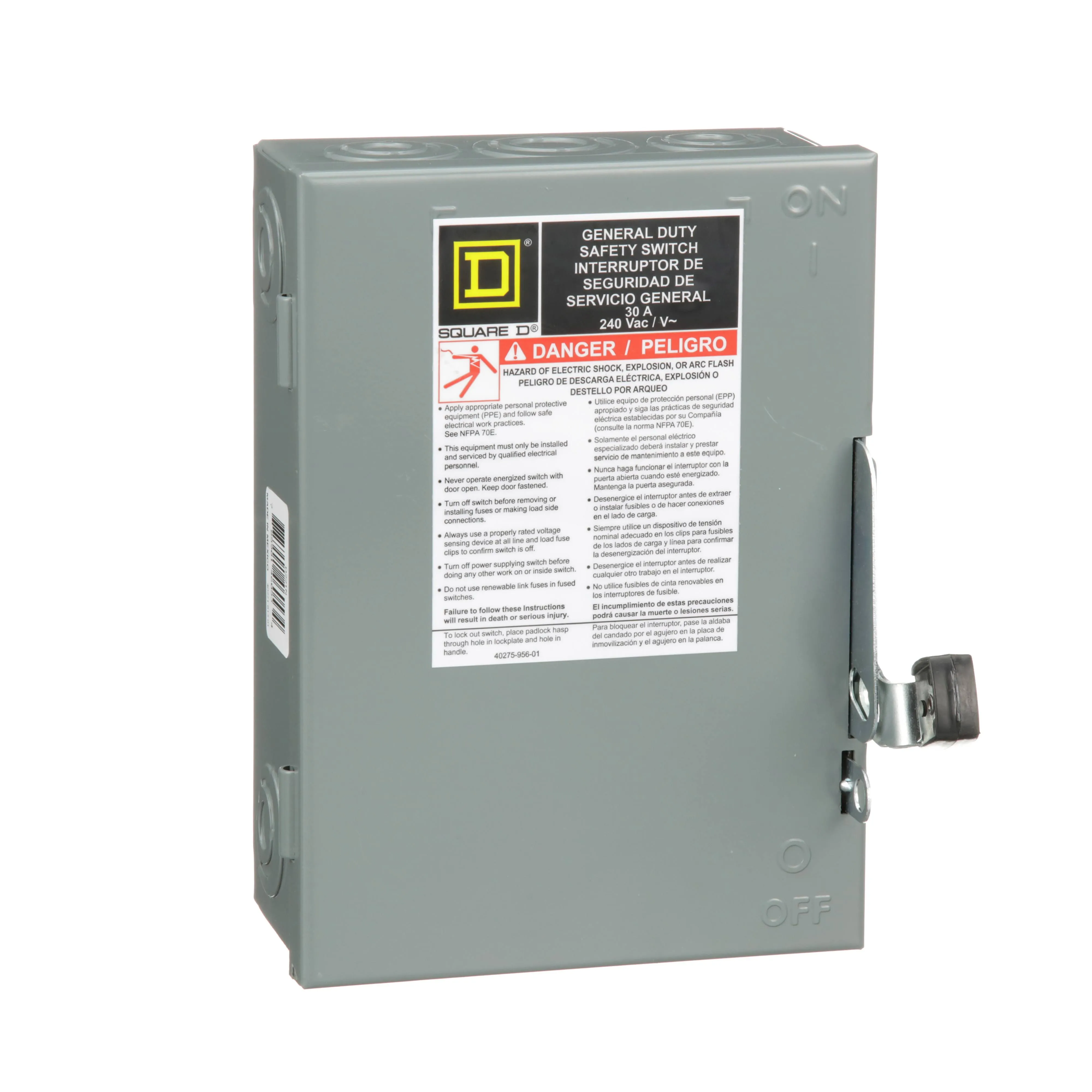 Square D D221N General Duty Safety Switch