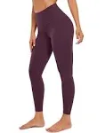 NWT CRZ YOGA Butterluxe High Waisted Legging - Size Large - Deep Purple