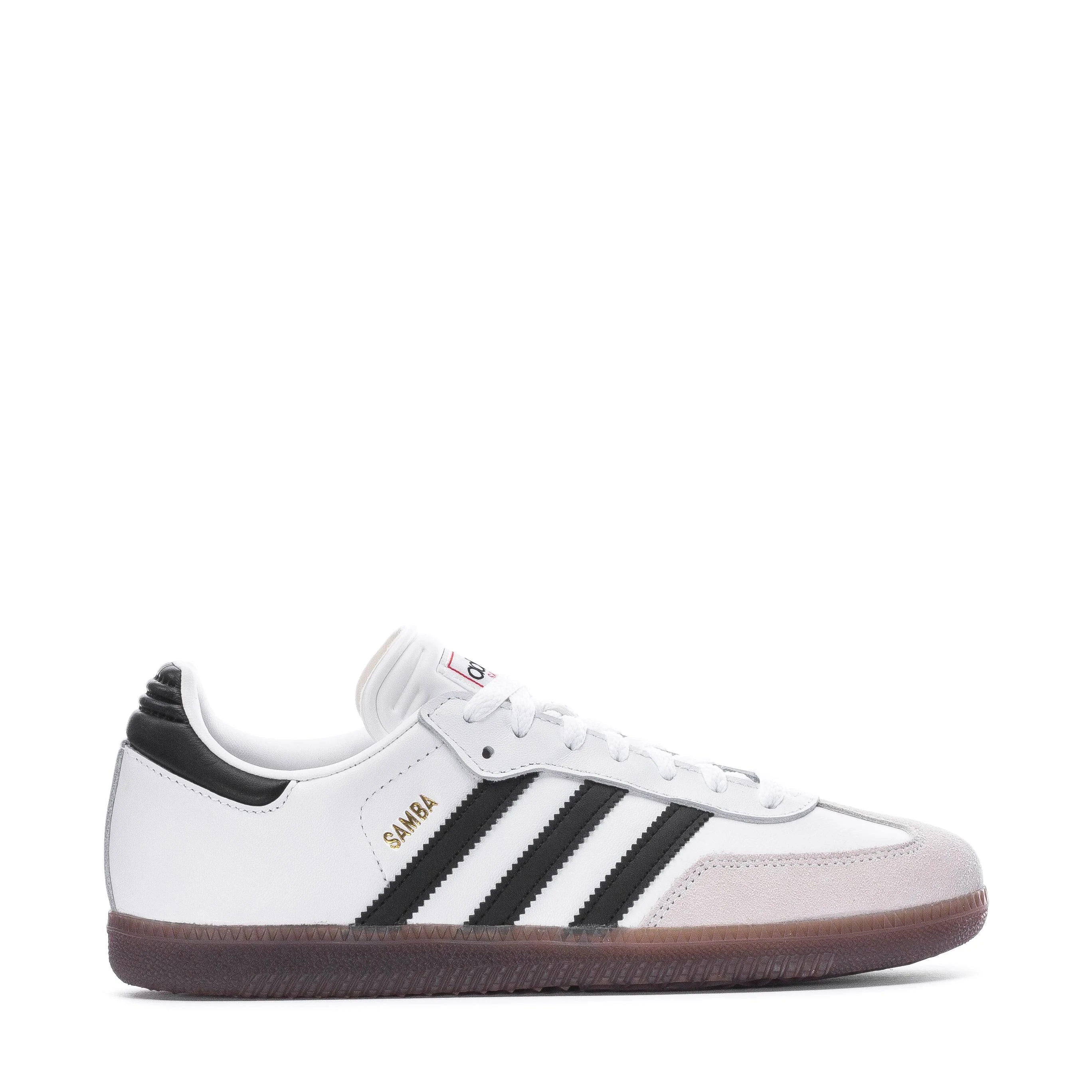 Adidas Youth Samba Soccer Shoes, White / 5.5