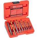 Rebra Screw Extractor and Left Hand Drill Bit Set, Easy Out Broken Bolt Remover Reverse Cobalt HSS Steel Drill Kit, EZ O