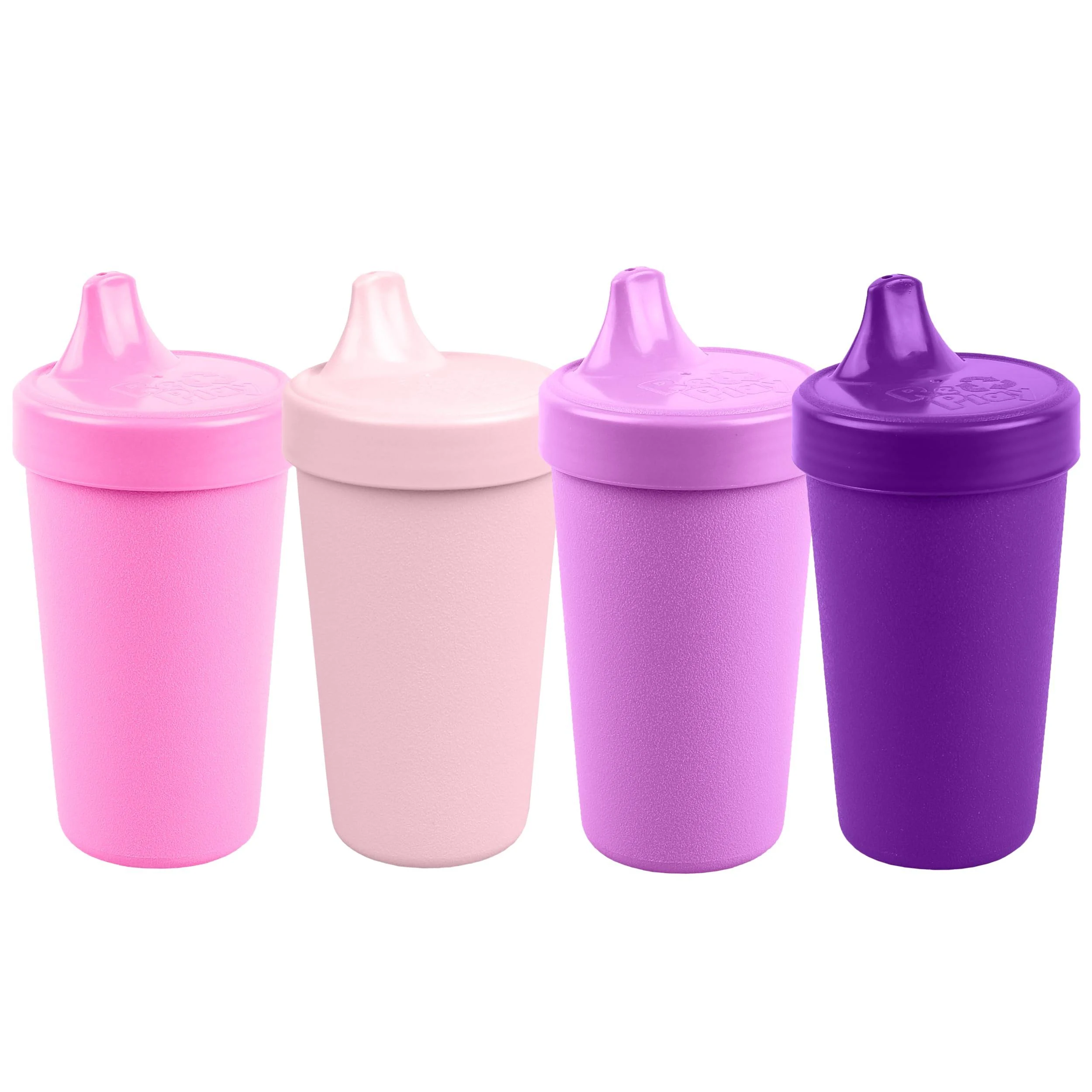 Re Play Made in USA 10 Oz. Sippy Cups for Toddlers, Pack of 4 - Reusable Spil...