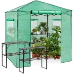 Eagle Peak 7x7 Pop Up Portable Walk-In Outdoo Greenhouse