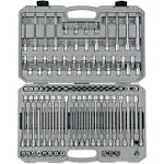 Tekton SHB91317 3/8 in. Drive Hex, Torx, TR Torx, Phillips, Slotted, Square Bit Socket Set (110-Piece)