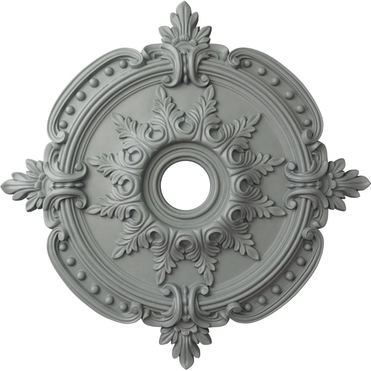 28 3/8 inchOD x 3 3/4 inchID x 1 5/8 inchP Benson Classic Ceiling Medallion (Fits Canopies up to 6 1/2 inch)