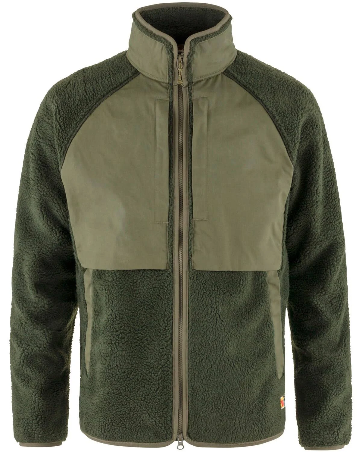 Fjallraven Vardag Pile Jacket Men&#039;s Sweater, Deep Forest/Laurel Green, X-Large