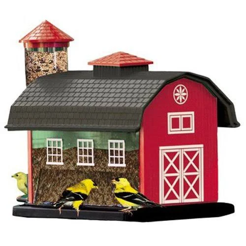 Audubon Red Barn Combo Seed Bird Feeder 6290