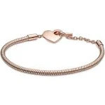 Pandora Moments Rose Gold Heart T-Bar Bracelet