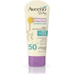 Aveeno Baby Continuous Protection Zinc Oxide Mineral Sunscreen Lotion Sensitive Skin