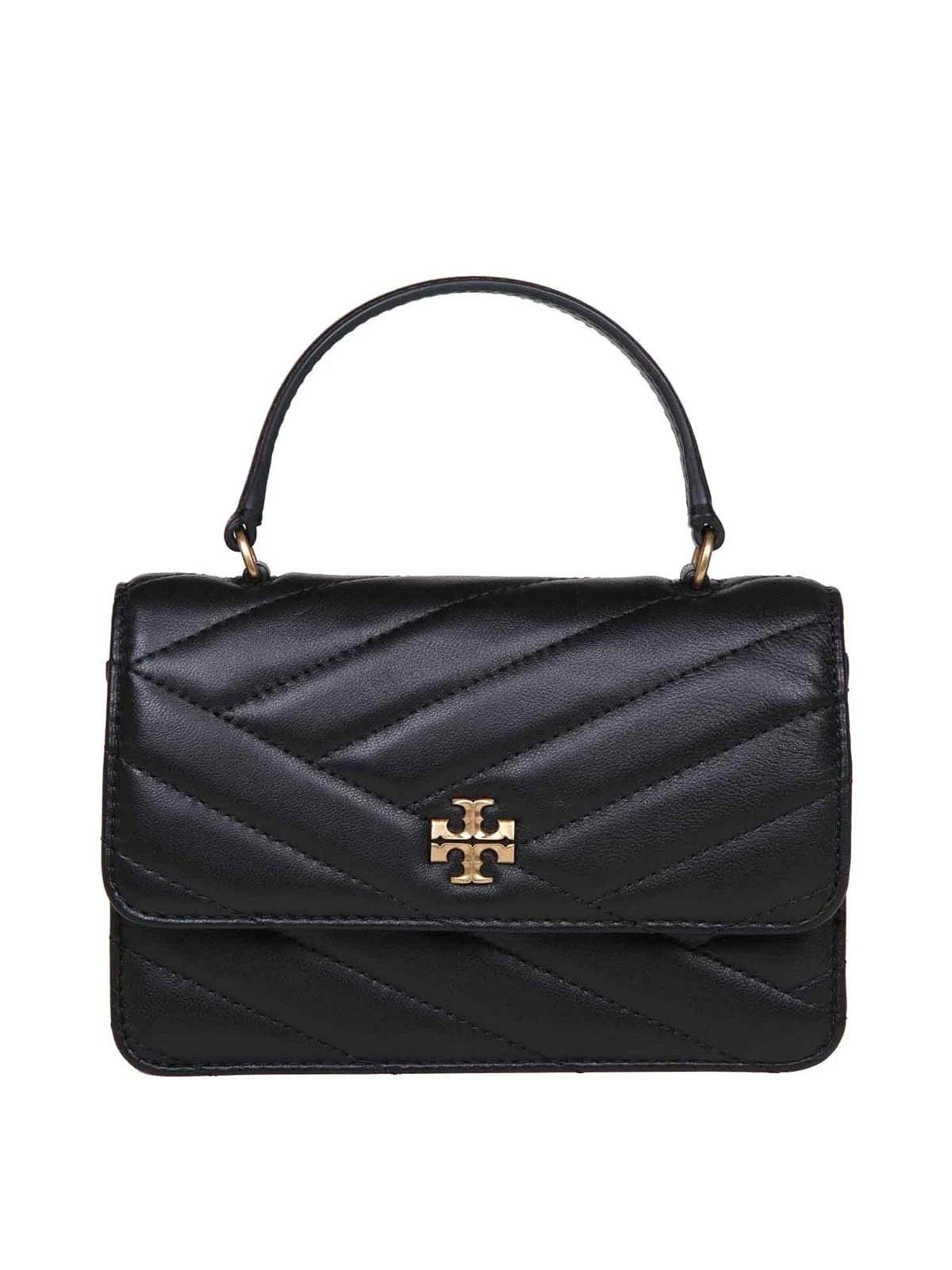 Tory Burch Kira Chevron Mini Top Handle Chain Wallet