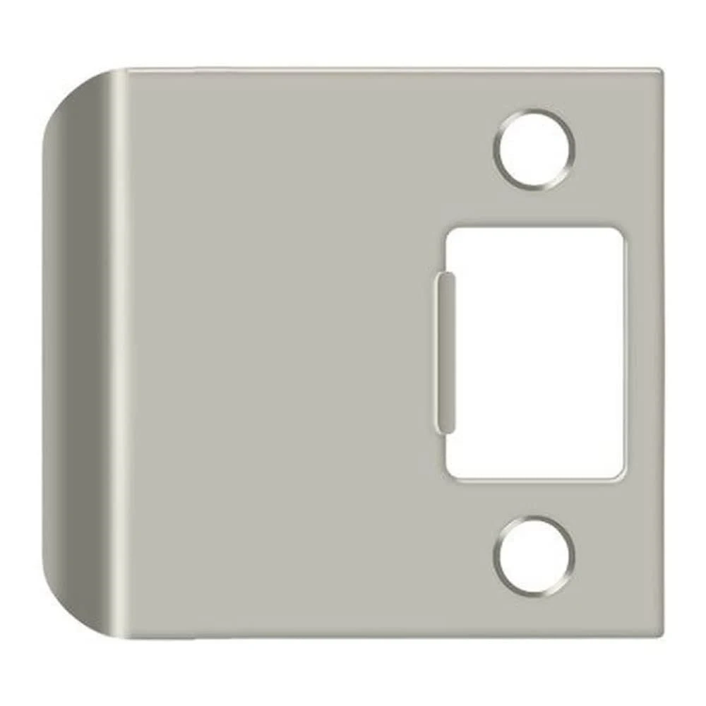 Extended Full Lip Strike Plate US15 Satin Nickel Door Lock Striker