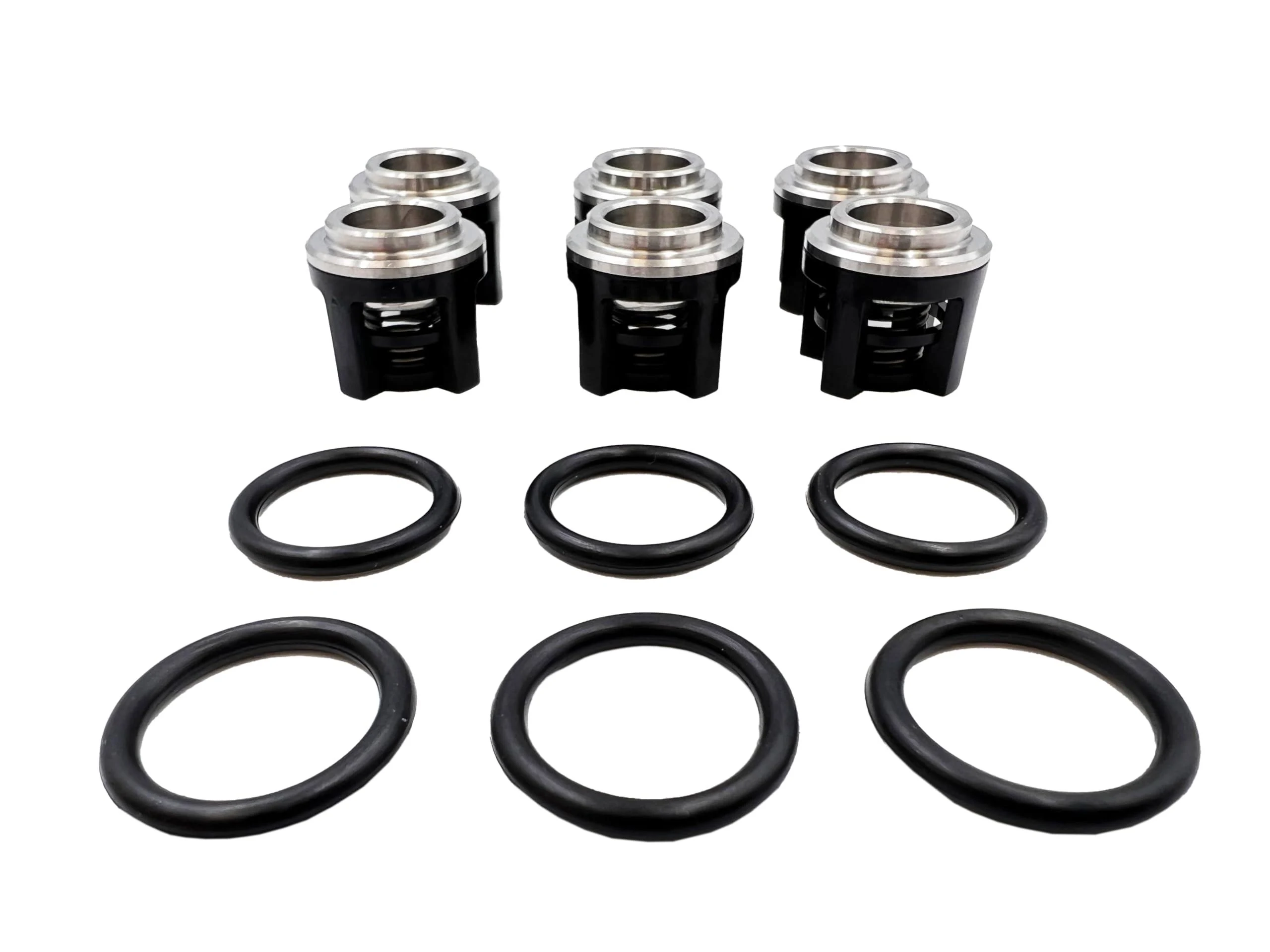 AR Annovi Reverberi Replacement Valve Kit 6 Pack, AR2864, Black