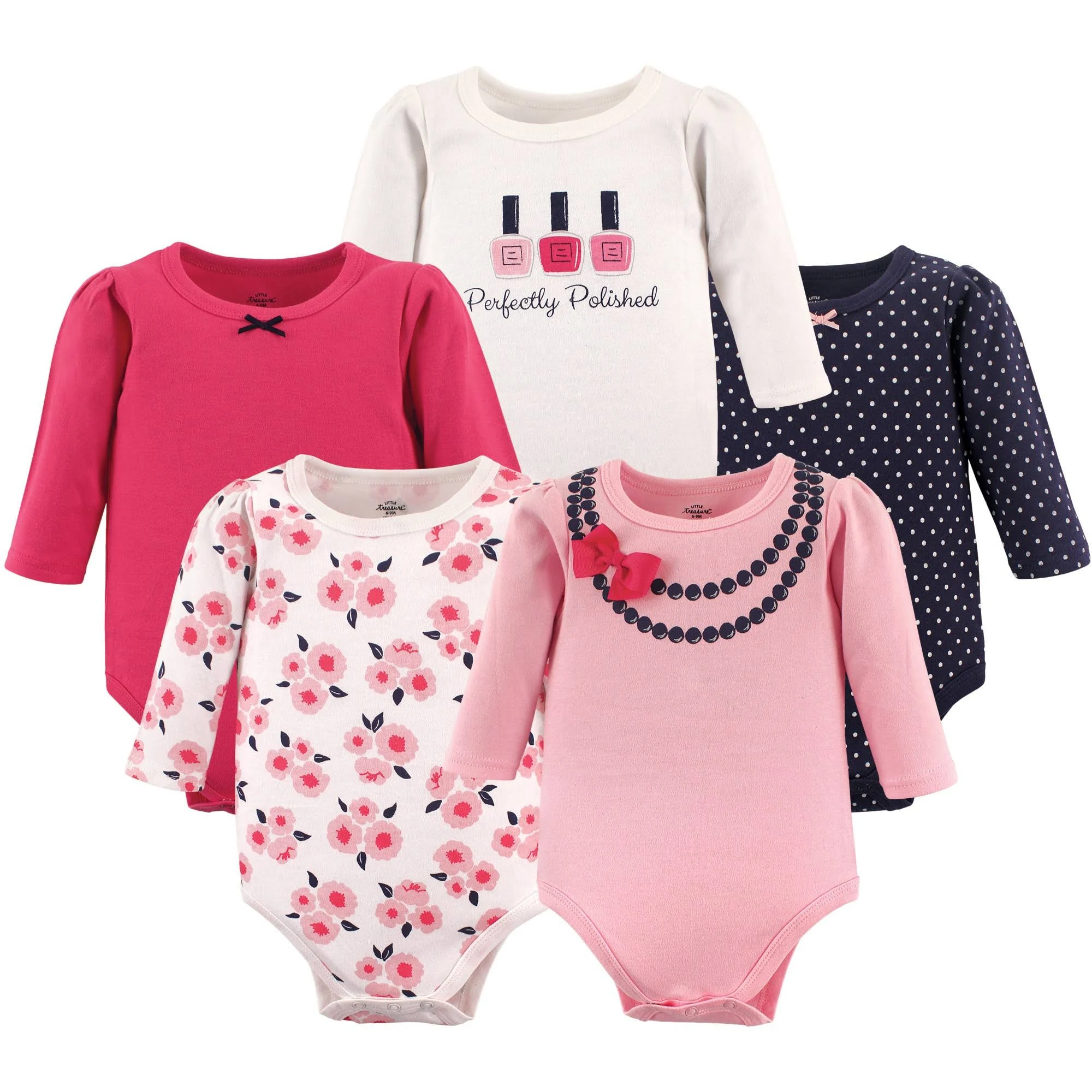 Little Treasure Unisex Baby Cotton Bodysuits