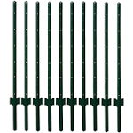 MTB Sturdy Duty Fence Post U Post 4 Feet, Pack of 10