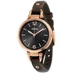 Fossil Georgia Leather Women&s Watch ES3077