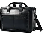 Samsonite Black Expandable Leather Business Case