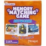 Menique. Memory Matching Game. Famous Paintings Game. 35 Pairs to Match.