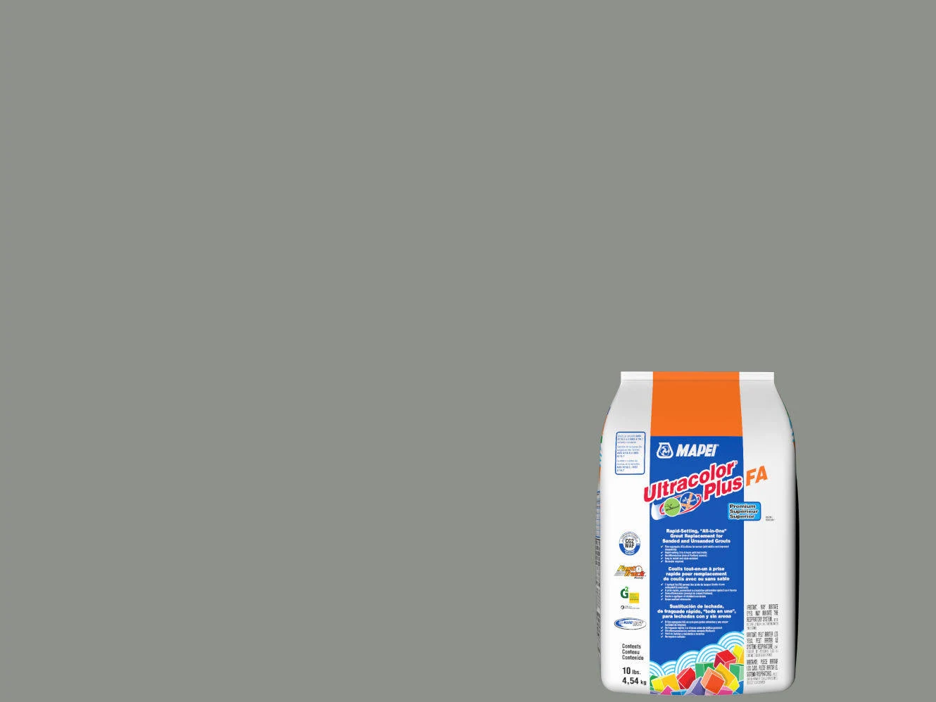 Mapei Ultracolor Plus Fa Cavern Moss #5228 All-in-One Grout (10-lb) in Gray ...