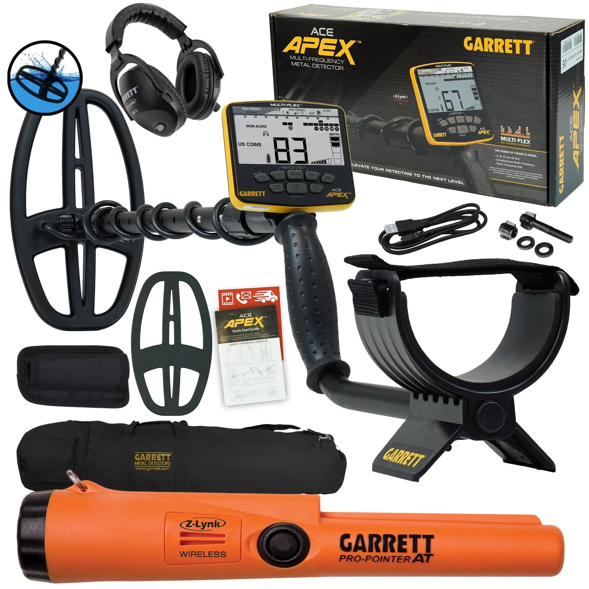 Garrett ACE APEX Detector Black