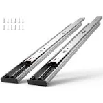 VEVOR 10 Pairs of 18 Inch Drawer Slides - Heavy Duty Full Extension Steel Track 