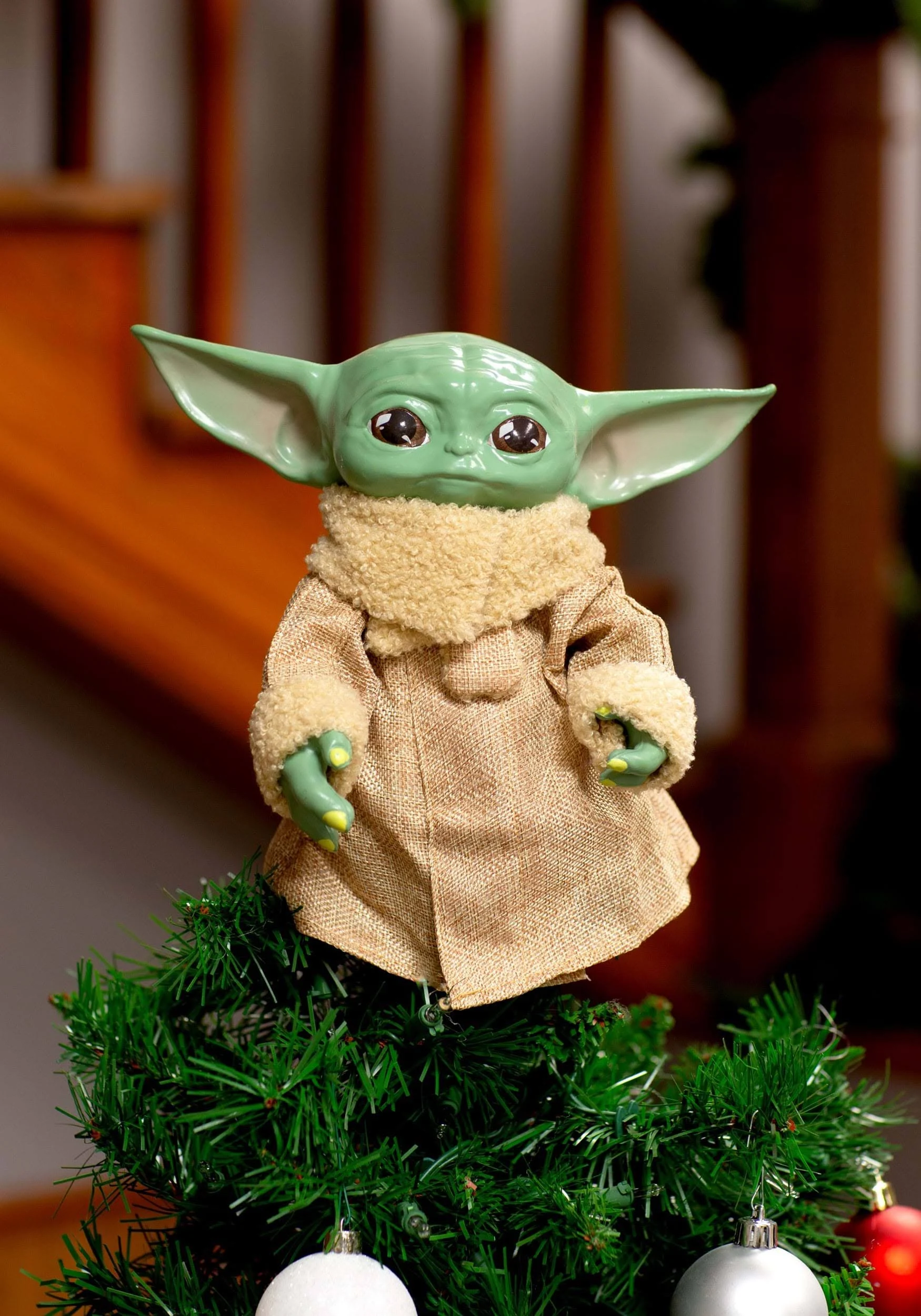 Kurt Adler (#SW9203) Star Wars Christmas Tree Topper, The Child 7&#034;