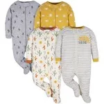 Gerber Baby Boys 4 Pack Sleep 'N Play Footie