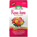 Espoma Organic Rose-Tone 4-3-2 Organic Fertilizer for All Types of Roses and Other Flowering Plants. Promotes Vigorous Green Growth and Abundant Blooms. 4 lb. Bag - 3 Pack