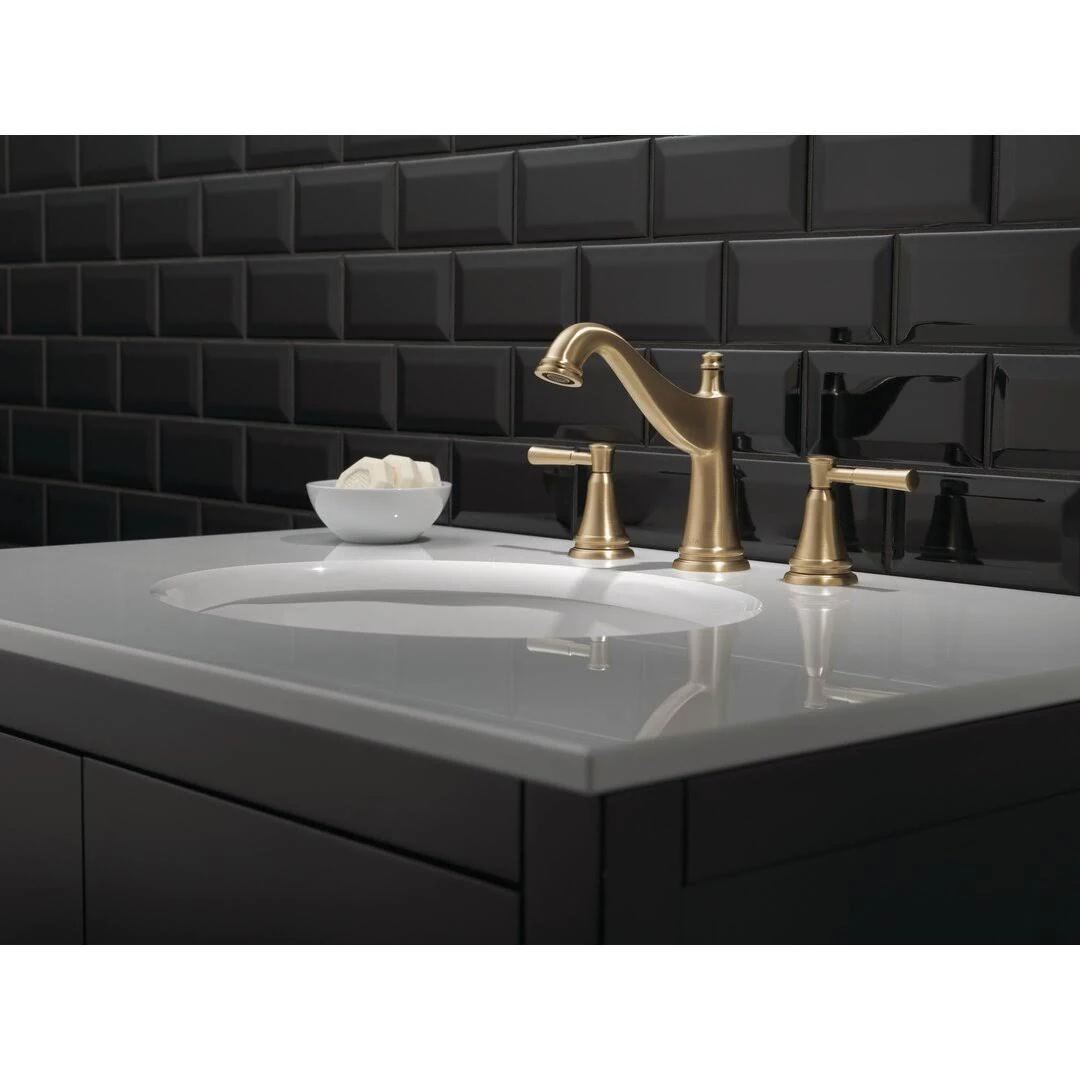 Delta 35777LF-CZ Mylan Widespread Bathroom Faucet, Champagne Bronze