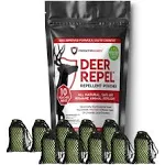 Predator Guard Deer Repellent Plants Pouches - 10 Pack - Stop Deer and Rabbits Eating Plants Trees Gardens and Vegetables - All Natural Ingredients (Deer Repel)