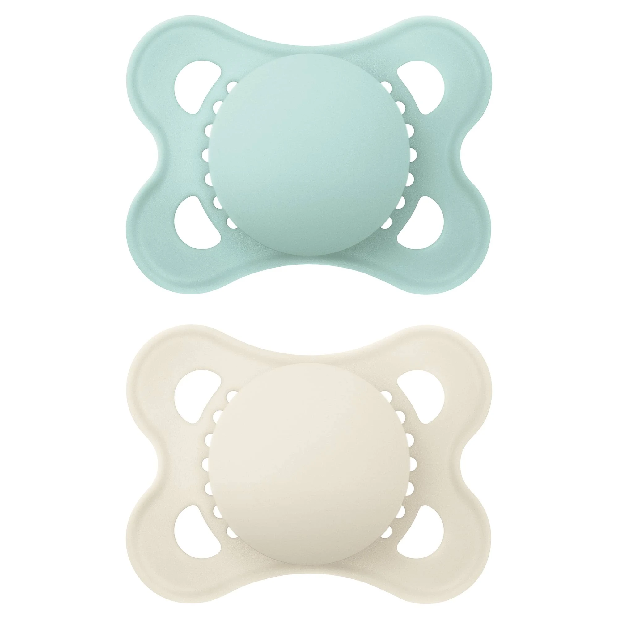 MAM Newborn Pacifier Matte Collection - Teal &amp; Grey