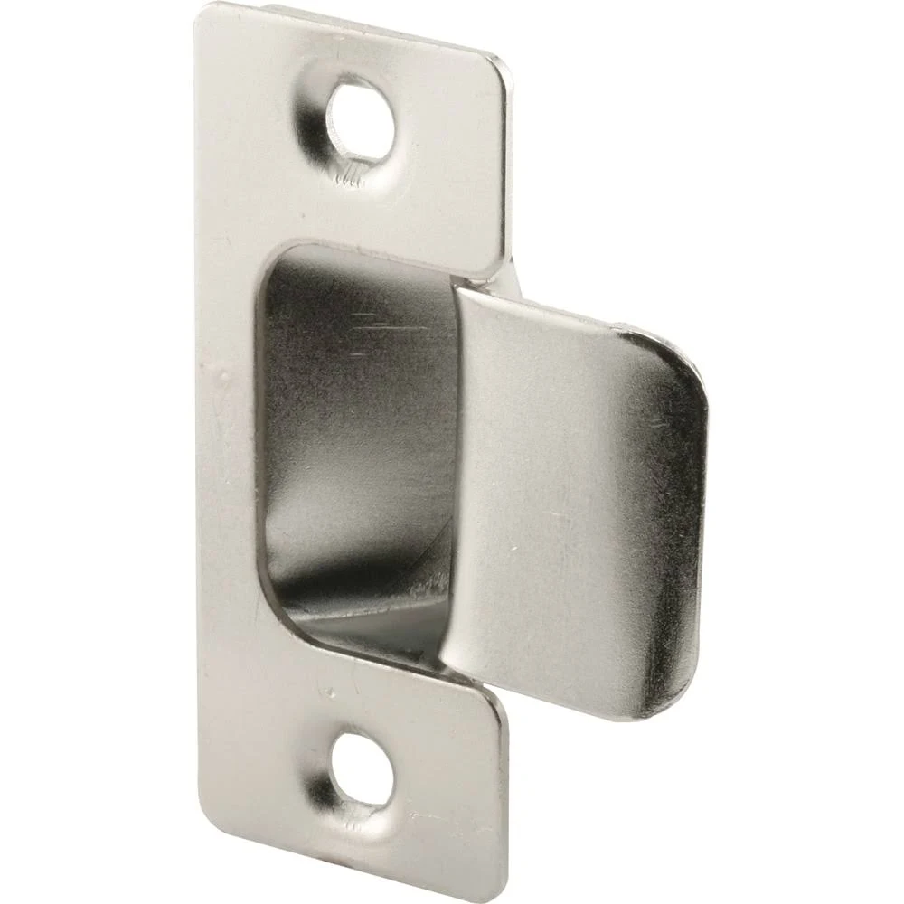 Prime-Line U 10278 Two Piece Adjustable Door Strike, Chrome Plated (Single Pack)