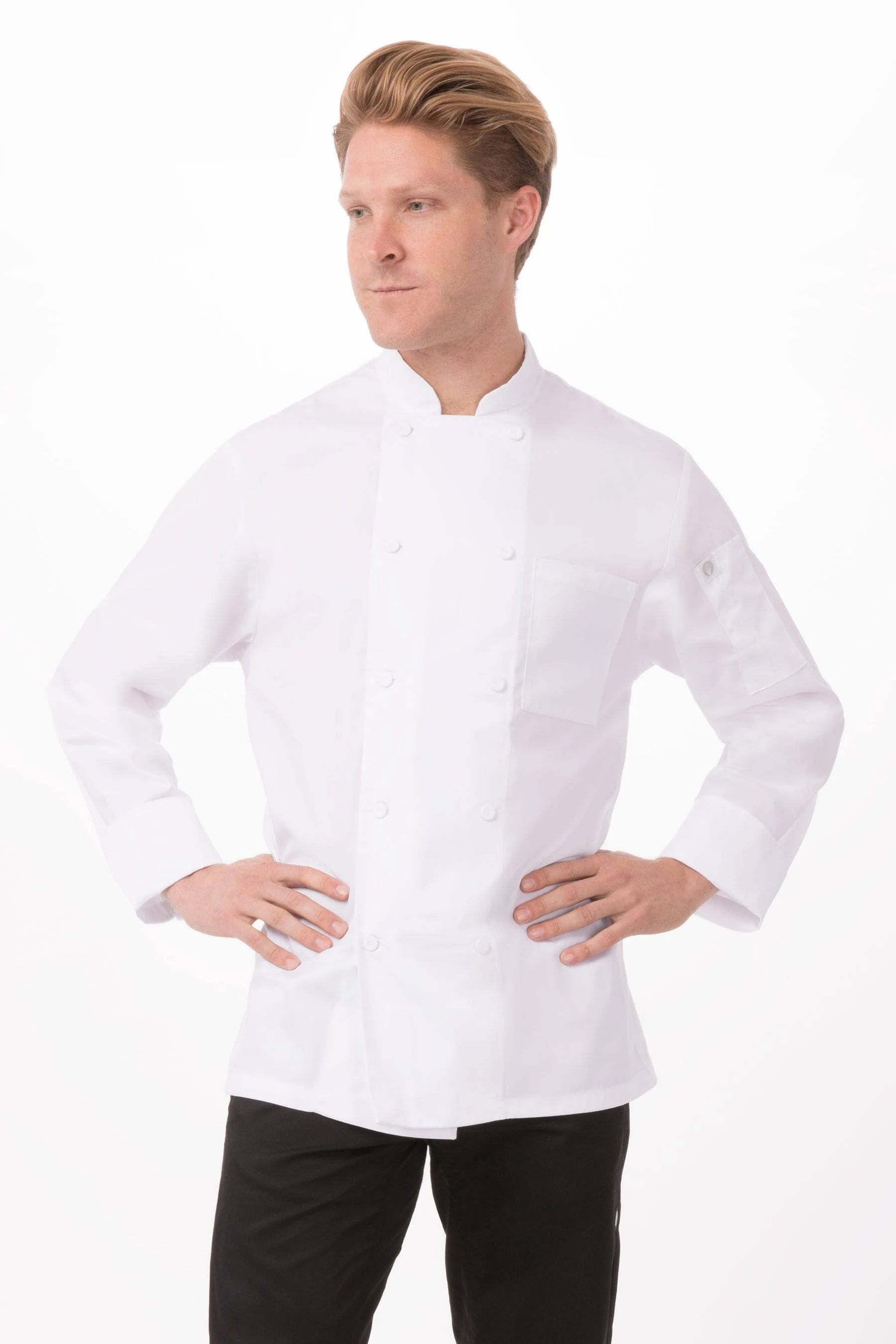 Chef Works Men's Calgary Cool Vent Chef Coat