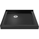 Slimline 32" x 32" Double Threshold Shower Base DreamLine Black