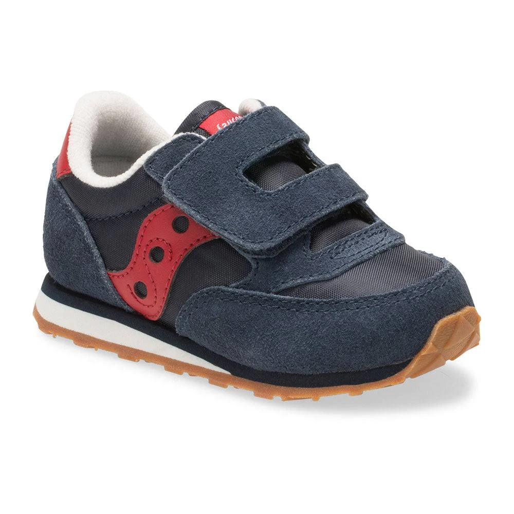 Saucony Jazz Hook & Loop Sneaker Navy/Red